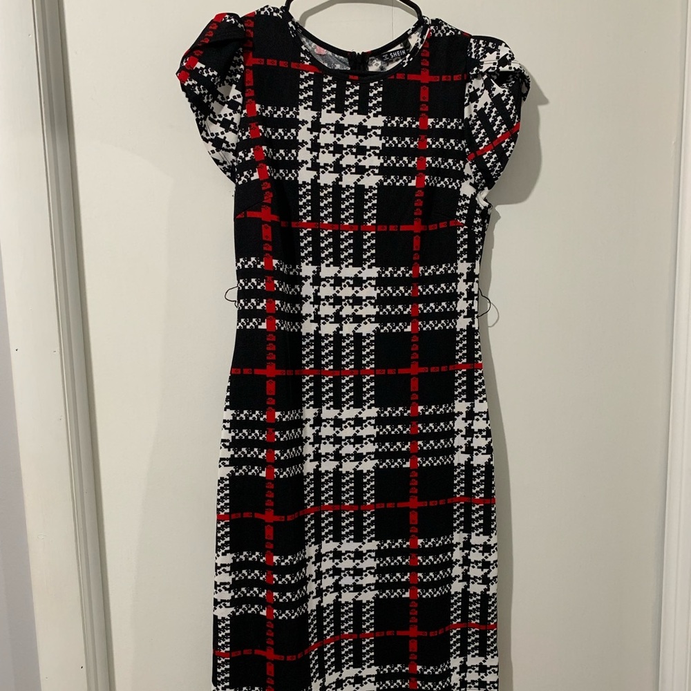 Shein zipper back dress